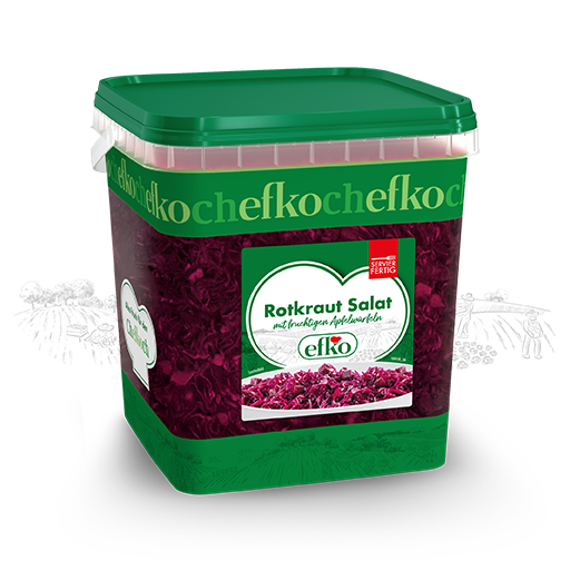 Sauergemüse - Rotkraut Salat servierfertig, passt perfekt zu jedem Buffet