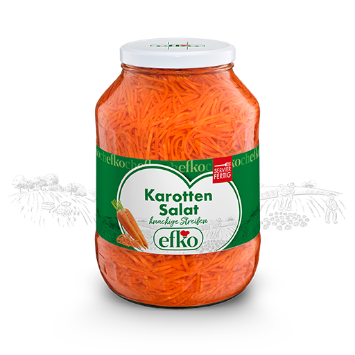 Sauergemüse Karotten Salat