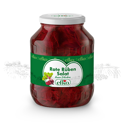 Sauergemüse im Glas, Rote Rüben Scheiben