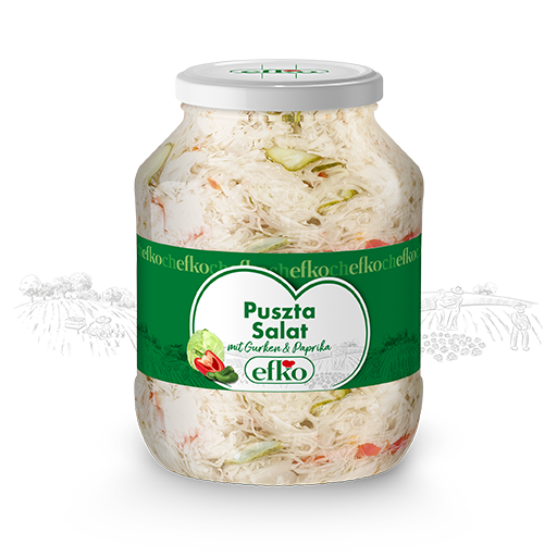 Puszta Salat 1.700 ml, Gemüse im Glas